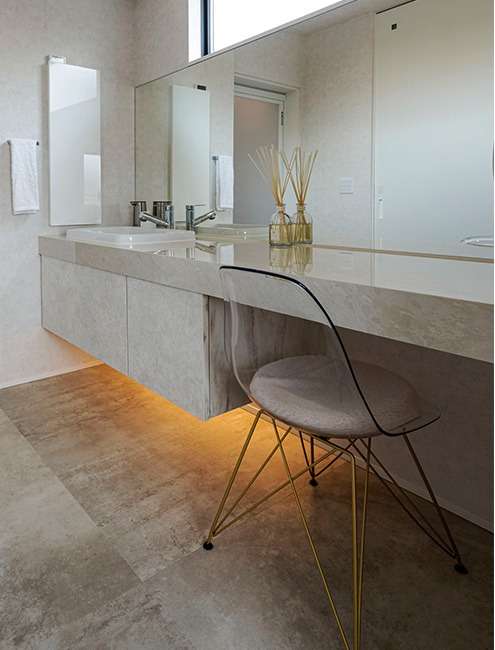 ネイルサロンを併設した家